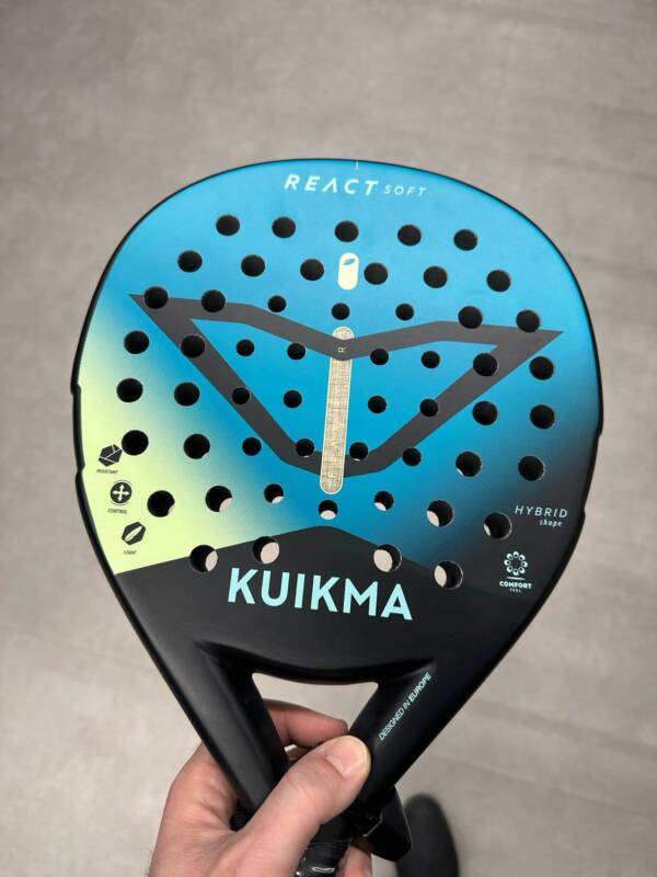 racchetta padel kuikma react soft hybrid shape
