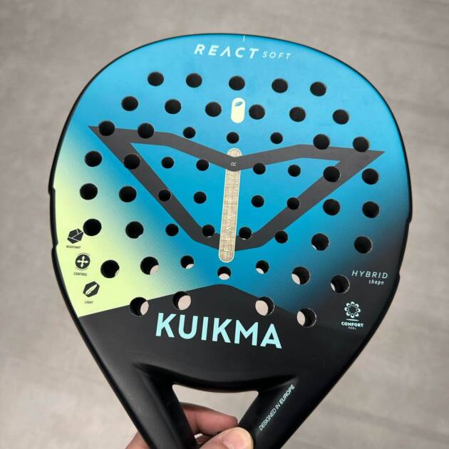 racchetta padel kuikma react soft hybrid shape